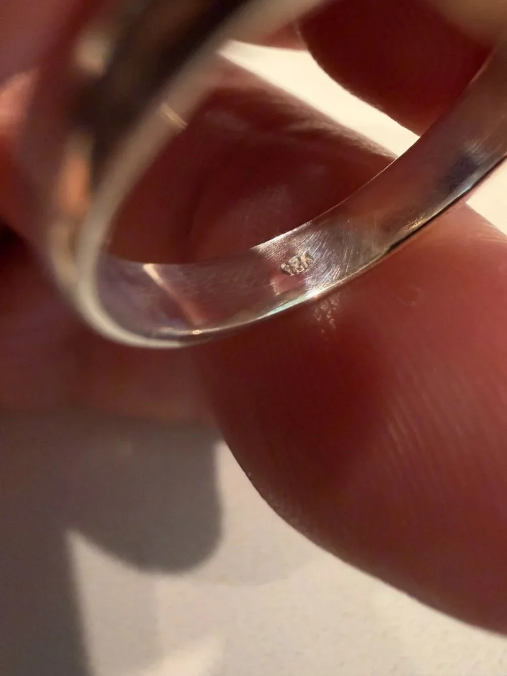 Pink Moonstone Ring, Solid 925 Sterling Silver